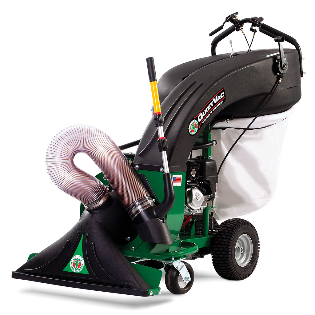 Quiet shop leaf vacuum